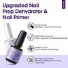 Gellen Nail Dehydrator and Primer, Hema-free & Acid-Free Nail Prep Dehydrate and Bond Primer for Long-lasting Acrylic Powder UV Gel Polish Press-on Nails Adhesion Fast Air Dry Nail Art Must Have Kit