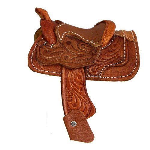 AJ Tack 2 Inch Decorative Western Saddle Brown