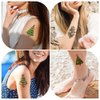 48PCS Christmas Tree Temporary Tattoos for Kids, Birthday Party Decorations Supplies Favors, Merry Xmas Tree Tattoo Stickers for Boys Girls Classroom School Prizes Reward Stocking Stuffers Gifts
