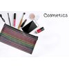 Selizo 6 Pcs Pencil Pouch Plastic Pencil Cases Zipper Mesh Pouch Bag for Office Pen Cosmetic Makeup