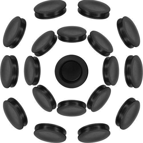 20 Pieces Piggy Bank Plug Piggy Bank Stopper Cover Black Rubber Saving Box Plug Rubber Rubber Round Plug,37 mm/ 1.45 inches in Diameter