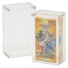 Generic Display Case for Pokemon Premium Japanese Booster Box , Acrylic Display Box, Collector Booster Box with Easy Magnetic Lid, Display Cases for Collectibles, Booster Box Not Included, Clear