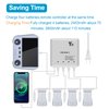 Hanatora Battery Charger for DJI Mini 4 Pro,Mini 3,Mini 3 Pro Drone,6 in 1 Rapid Multi Parallel Charging Hub Accessories