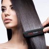 MHU Professional Salon Flat Iron with 1 Inch Plate Ceramic Tourmaline Ionic Hair Straightener and Curler Auto Shut Off
