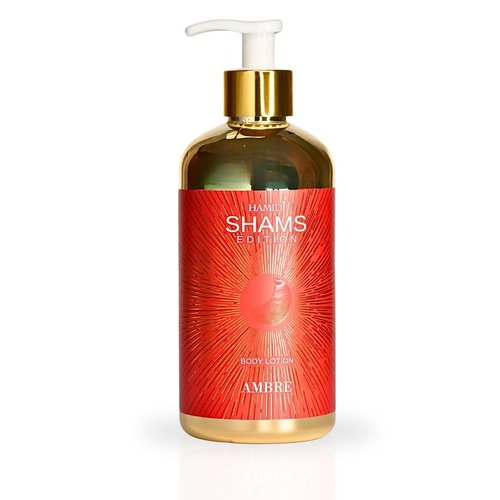 Hamidi Shams Edition Ambre Body Lotion 500ml (16.9 OZ) Ultra Moisturizing, Skin-Nourishing, Replenishes Dry Skin, Sweet Fragrance.