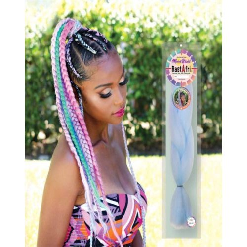 RastAfri Color Changing MOOD Crochet Braiding Hair (Ice Sickle)