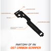 OST Carbon Scraping Tool | Cleaning Supplies | Carbon Cleaning Tool | Scraper Tool | Accessories | Maintenance | Multi-Scraper | Carbon Scraper | Carbon Cleaner | Carbon Removal Tool