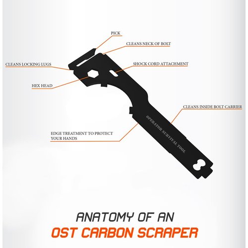 OST Carbon Scraping Tool | Cleaning Supplies | Carbon Cleaning Tool | Scraper Tool | Accessories | Maintenance | Multi-Scraper | Carbon Scraper | Carbon Cleaner | Carbon Removal Tool
