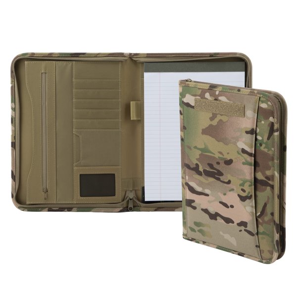 Mercury Tactical Gear Zippered Multicam Padfolio Ring Binder (MRC7526-MUL)