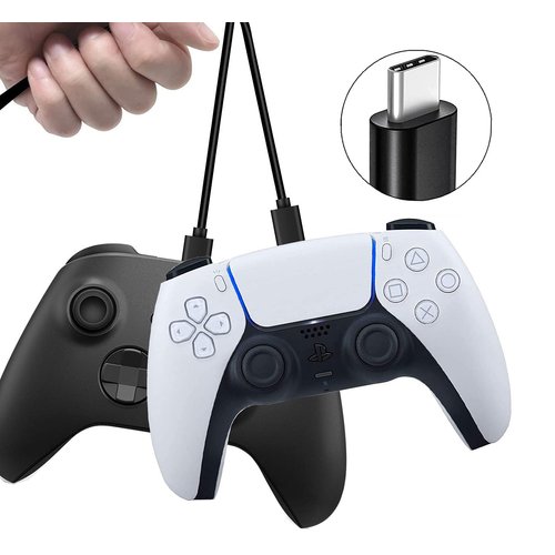 Charger Cord for PS5 Controller USB Type C Remote Charging Cable, Pack of 2 (10 Feet)