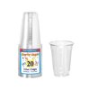 Party Essentials Party Supplies Tableware, 12-Ounce, 20 Count, Clear