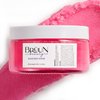 BRÜUN Body Scrub Cream- A 4.4 Fl oz. Watermelon Scented Organic Body Exfoliating Scrub with vitamin E for Underarm and Bikini Area- Pure Fluffy and Gentle Sugar Scrub for Women, Men and Girls