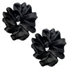 Silk Scrunchies,Elastic Bands Ponytail Holder Silk Satin No Damage, Soft Satin Scrunchies,Hair Accessories Hair Scrunchies Suitable for Women Girls for Thick Thin Fine Curly hair (Black)