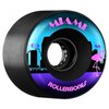 RollerBones Outdoor Miami 65mm 80a Roller Skate Wheels 8pk Black