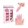 Xx Shop 10pcs Pink Nail Art Uv Gel-off Polish Remover Wrap Cleaner Reusable Clips Keeper
