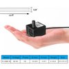 PULACO DC 5V USB Mini Submersible Water Pump with Tubing for Pet Fountain, Aquarium Fish Tank, Pond, Fountain, Hydroponics