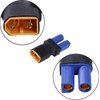 Youme 4pcs EC5 to XT60 Adapter Male Female Connector Plug Set Compatible with Arrma E-flite RC Car Truck Airplane Lipo Battery ESC Balance Charger Motor Controller