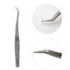 2 Pieces Vetus Eyelash Tweezers Fine Point High Precision Stainless Steel Tweezers with Suprior Case