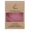 SVATV Handcrafted Soap with natural, soothing herbs of LAVENDER & GREEN TEA I For Men and Women | Kosher & GMP Certified Soap | Traditional Ayurvedic Herbal Soap for all skin type - 125g