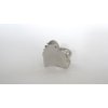 Generic Small mini heart silver metal hair claw clip (Clip quantity: 1 clip)