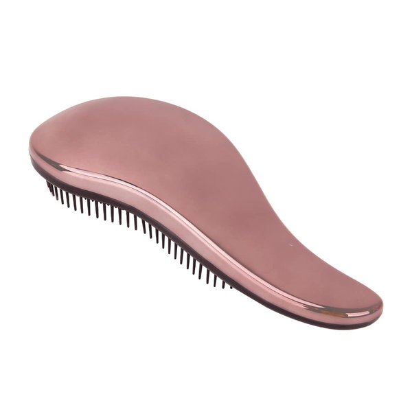 Detangling Hair Brush for Adults & Kids Hair, Detangler Brush for Natural, Curly, Straight, Wet or Dry Hair, Hairbrush for Men & Women - 1 Pack (Rose gold)