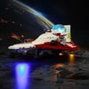 Brickshining LED Lighting Compatible with Lego OBI-Wan Kenobi’s Jedi Starfighter 75333, Light Kit Compatible with Lego 75333, Giving Light to Model, NOT Included The Model Set（Standard Version）