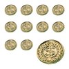 amscan Gold Coins Plastic High Count Favor - 1.37" | Gold | Pack of 100