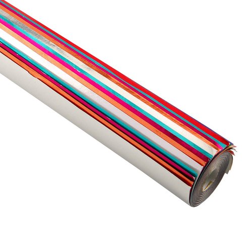 Hygloss Products Metallic Foil Paper for Arts & Crafts, Classroom Activities & Artists-20" x 26"- Assorted Dull Colors-10 Rolled Sheets