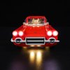 Kyglaring LED Lighting Kit (No Model) Designed for Lego Corvette 10321 Toy Car Model Building kit - without Set(Classic Version)