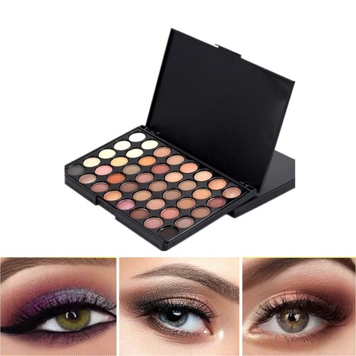 Swaymax Eyeshadow Palette 40 Color Makeup Palettes Matte Eyeshadow Waterproof Makeup Mixer Palette Make-up For Women Beauty… (Type B)