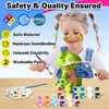 FUNZBO Paint Your Own Dinosaur Lamp - Arts and Crafts Supplies Painting Kit for Kids, DIY Christmas Craft & Birthday Gift for Toddlers Boys Girls Teens Age 3 4 5 6 7 8 9 10 11 12 13 Years Old