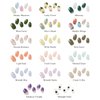 Nelikoo Semi Cured Gel Nail Strips, 20 PCS Gel Nail Stickers Work with UV Light, Gel Nail Wraps, Salon Quality & Easy to Use - Roseate Romance