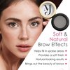 Soft Charcoal Eyebrow Powder - Effortless All-Day Brow Powder Beauty - Eyebrow Color by Marie-José & Co