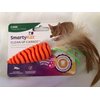 SmartyKat Clean Up Carrot Flexible Cat Toy with Feathers Fun to Chase and Soft On Gums