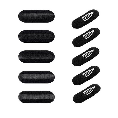 ericotry 10pcs Black Women Lady Girl Sponege Bump Up Hair Clip Volume Inserts Tool Bun Updo Hair ...