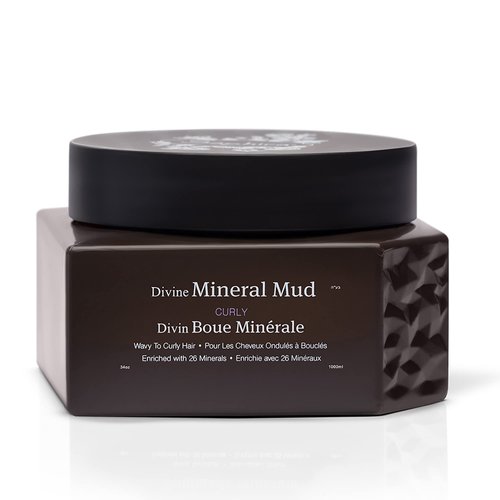 Saphira Divine Mineral Mud for Curly and Wavy Hair, Hair Moisturizer and Deep Conditioning Hair M...