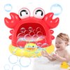 Baby Bath Toys for Toddlers, Crab Bath Toys for Toddlers for 1 2 3 4 5 Kids, Bath Bubble Maker No Battery Required Baby Kids Bath Toys Bathtub Toys As Birthday Gift for Boys Girls