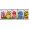 GARDEN FLOWERS ~ LATE SUMMER & AUTUMN FLOWERS ~ ASTER ~ CHRYSANTHEMUM ~ DAHLIA ~ HYDRANGEA ~ RUDBECKIA ~ POSTAGE STAMPS #2997 Booklet Pane of 5 x 32 US Postage Stamps