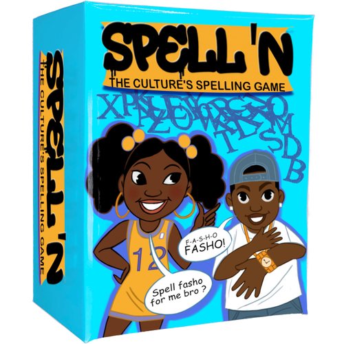 LewisRenee Spell'n - Spelling Quiz Black Card Games for Black People Its A Black Thing Game! Family Slang Spelling Game Urban Trivia Card Game - Black Culture Games and ISSA for Everyone