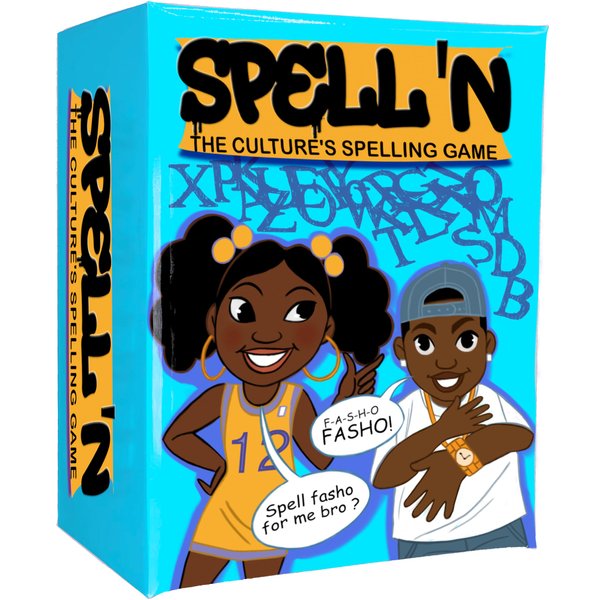 LewisRenee Spell'n - Spelling Quiz Black Card Games for Black People Its A Black Thing Game! Family Slang Spelling Game Urban Trivia Card Game - Black Culture Games and ISSA for Everyone
