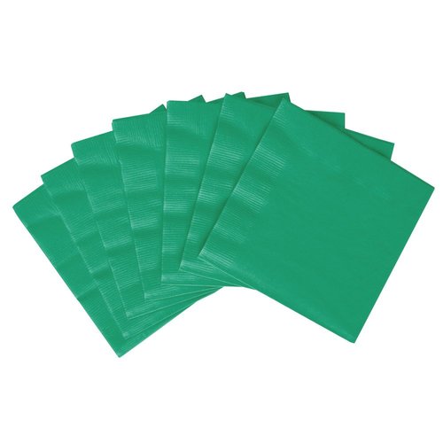 Festive Green 3-Ply Dinner Napkins | Pack of 20| Party Supply