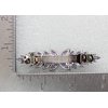 Faship Gorgeous Clear CZ Crystal Floral Hair Barrette Clip