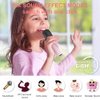 Uluck Mini Karaoke Machine for Kids,Portable Bluetooth Speaker with 1 Wireless Karaoke Microphone,Music Toys Christmas Birthday Gifts for Kids & Adults (Pink-1)