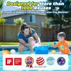 【6 Pack】WABALLO Reusable Water Balloons Fast Refillable for Kids Outdoor Activities, Magnetic latex-free Kids Pool Beach Bath Toys, Self-Sealing Water Bomb Quick Fill for Summer Party