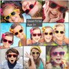 GINMIC Valentines Kids Sunglasses Party Favors, 12Pack Neon Sunglasses for Kids, Boys and Girls, Great Gift for Birthday Party Supplies, Beach, Pool Party Favors, Fun Gift, Party Toys
