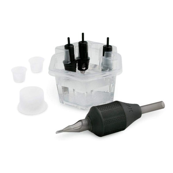 Hive Cups?? Cartridge Needle Holders and Rinse Cups - Pack of 50 Cups and 50 Lids