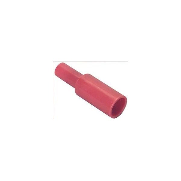 Vinyl Insulated Female Bullet Connectors 22-18Ga 100pcs - Red