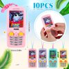 Gejoy 10 Pieces Cellphone Water Ring Game Colorful Handheld Phone Game Water Ring Toss Handheld Game Fun Gifts Valentine's Day Goodie Bags Party Favors for Teenager Birthday Contest Prize (Stylish)