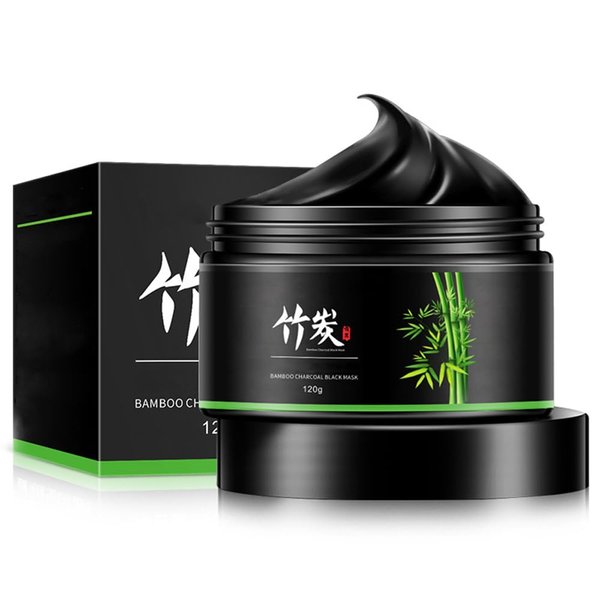 KlsyChry Blackhead Remover Mask, Bamboo Charcoal Peel Off Face Mask, Deep Cleansing Black Mask Purifying Peel-off Mask, Suction Blackhead Remover Mask, 120g