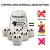 Wool Dryer Balls - Natural Fabric Softener, Reusable, Reduces Clothing Wrinkles and Saves Drying Time. Handmade Fair Trade No Lint Fabric Softener White (Pack of 6)